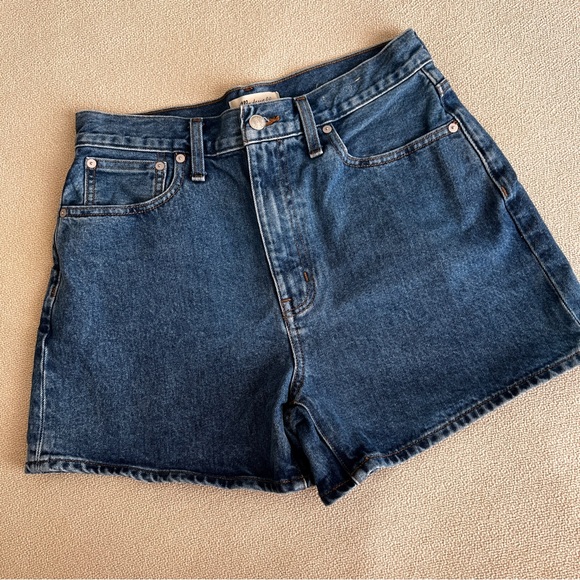Madewell Momjean Short in Streamside Wash 29 DM6592 - Picture 3 of 10